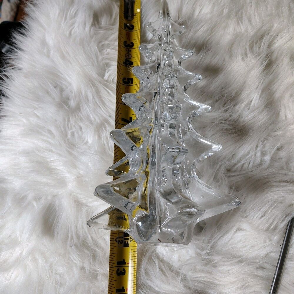 Midwest Imports Clear Glass Vintage Christmas Tree 12" - Picture 5 of 5